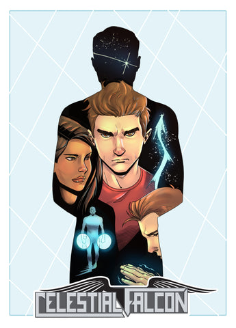 Celestial Falcon #1: Deluxe Edition SIGNED BOOKPLATE