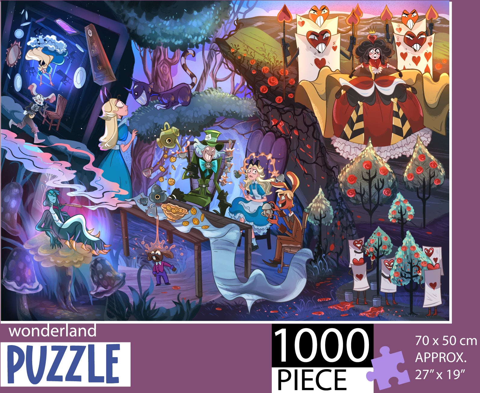 WONDERLAND 1000 Piece Jigsaw Puzzle – Last Ember Press